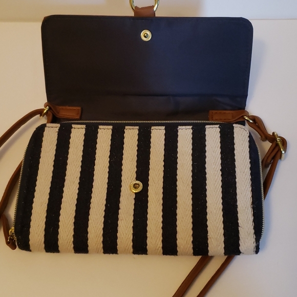 Crossbody Bag Navy and White - Picture 6 of 7